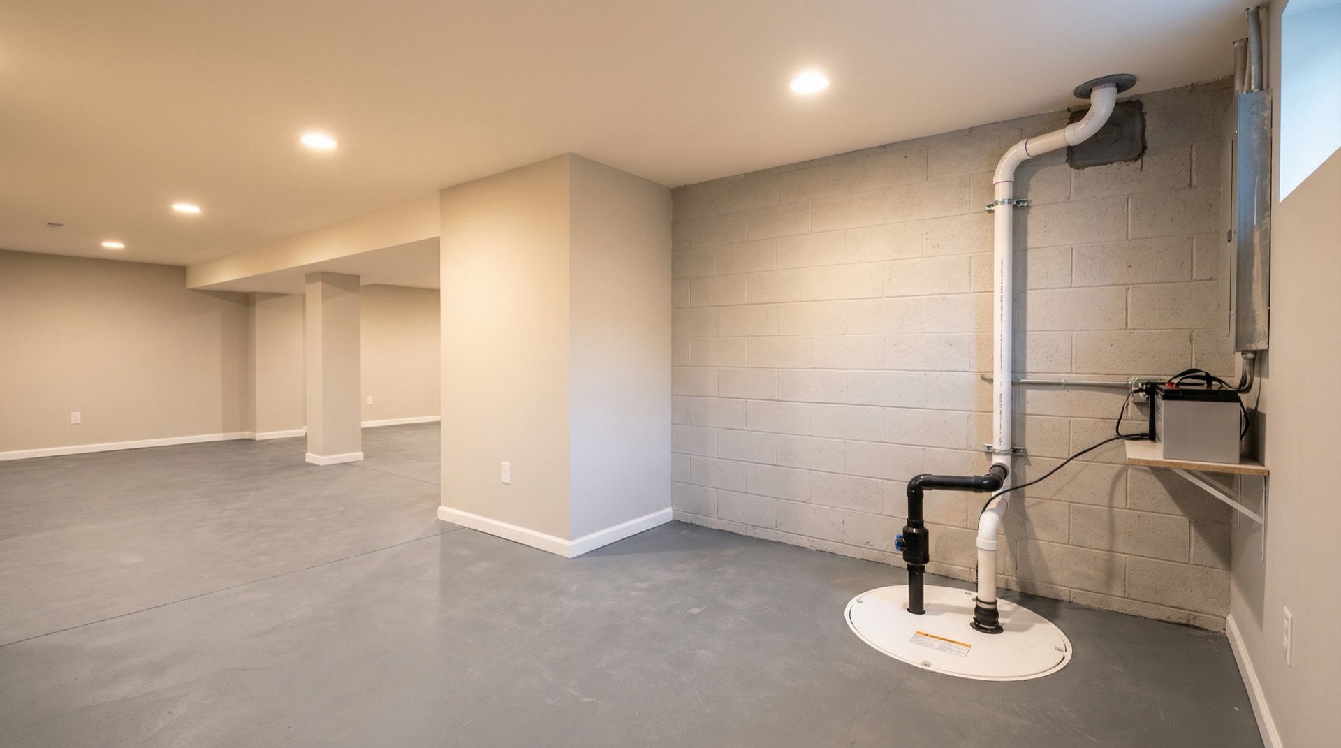 Sump pump repair technician