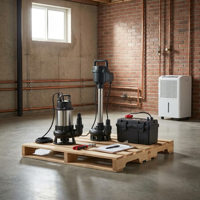 sump pump replacement cost Delaware - comparison of pump types and pricing