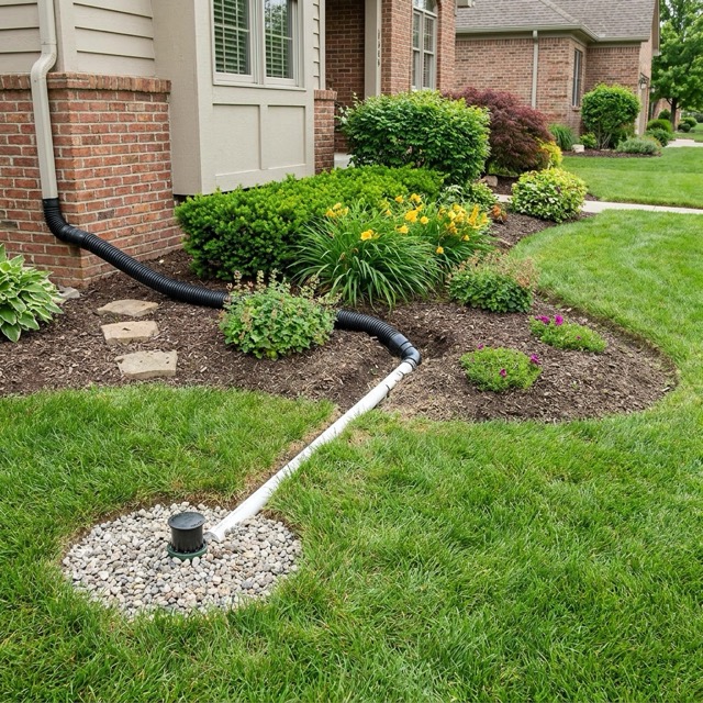 sump pump discharge Florida - proper discharge line routing and distance