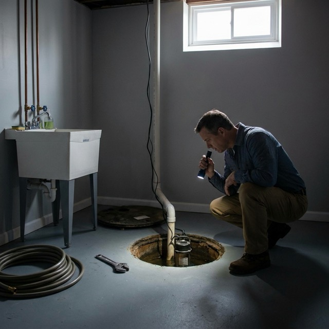 sump pump continuous running Delaware - when to call a plumber